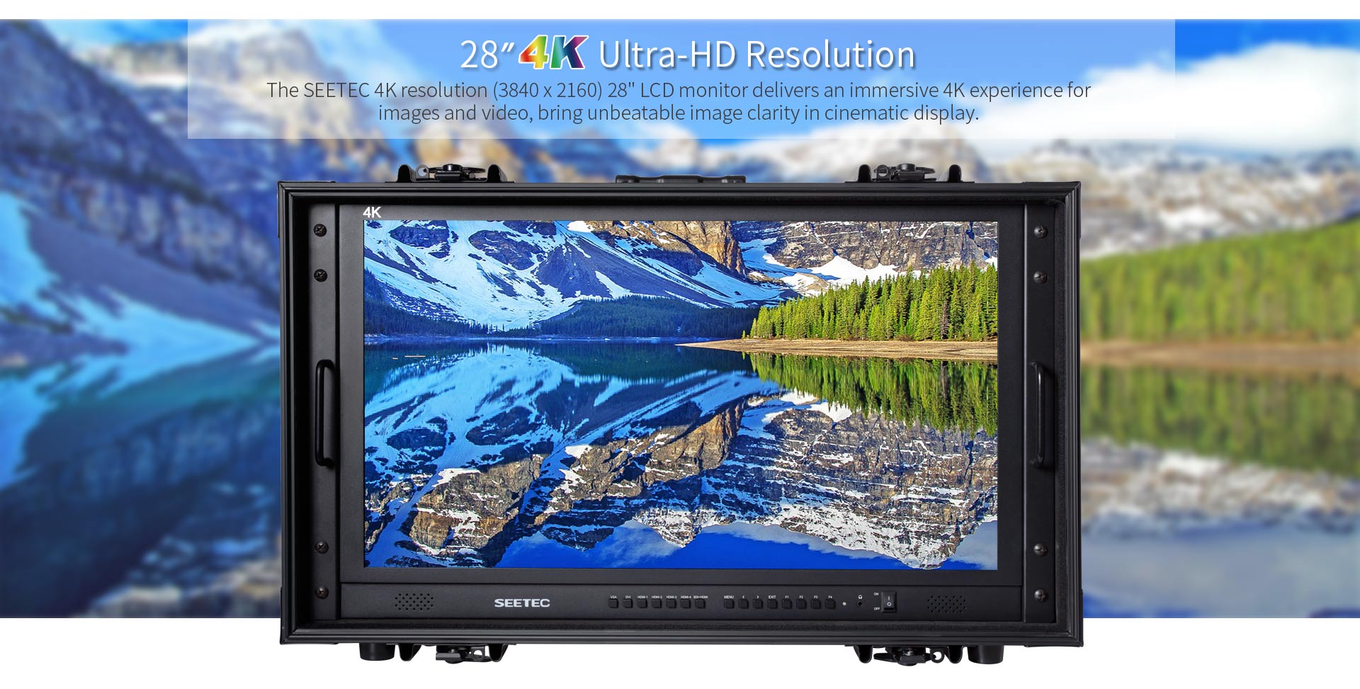 SEETEC-4k280-9HSD-SCH-CO 4K panel broadcast peaking lcd monitor